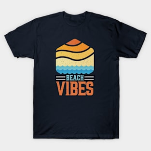 Retro Sunset Beach Vibes T-Shirt